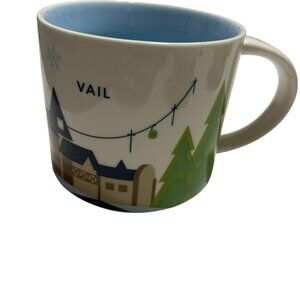 Starbucks Been There 16 oz Mug Vail. city landscape Ski Denver COlorado Mountain
